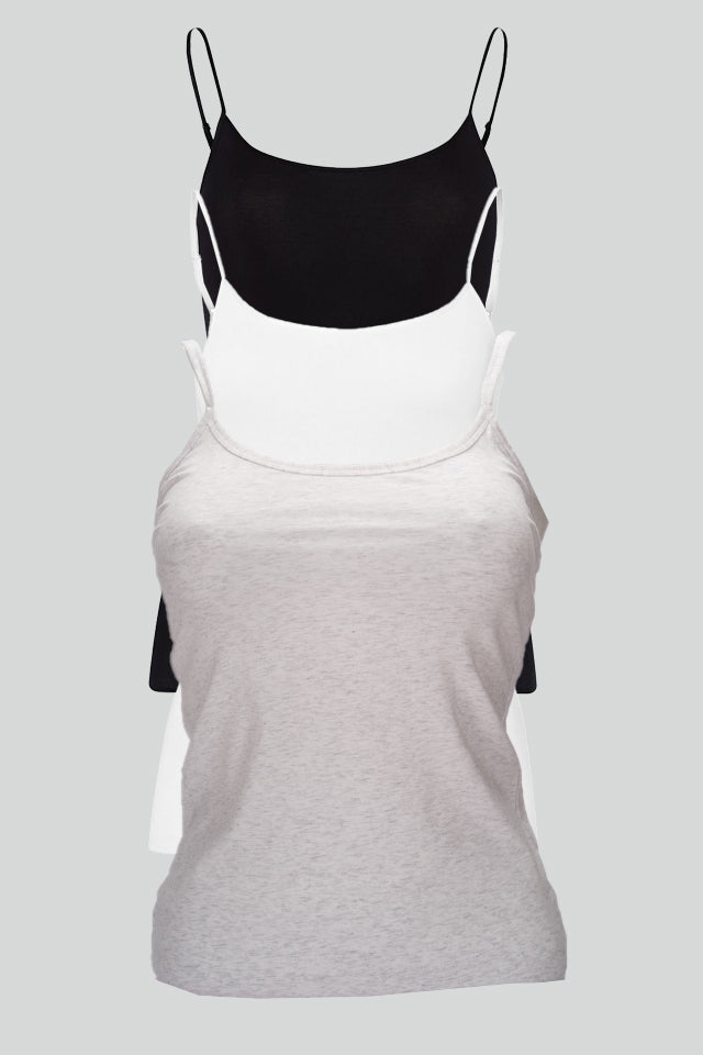 Dollcini Spagettipántos Női Trikó Szett - 3 db-os Csomag