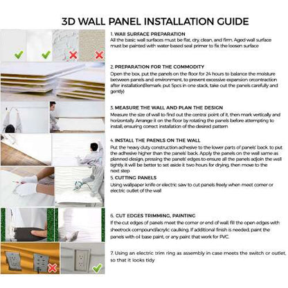 Dollcini Otthon 3D PVC Falpanel – Modern Geometrikus Mintás Dekoráció