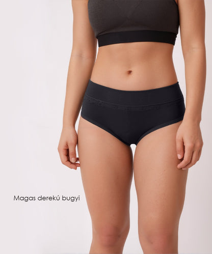 Dollcini ,Magas derekú női bugyi ,95% Pamut + Spandex-Többszínű, 6 db-os Csomag,69352