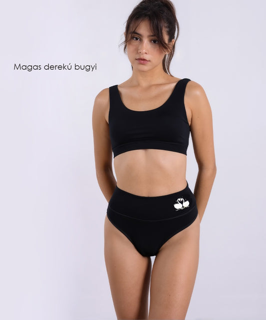 Dollcini ,Magas derekú női bugyi ,95% Pamut + Spandex-Többszínű, 6 db-os Csomag,62072