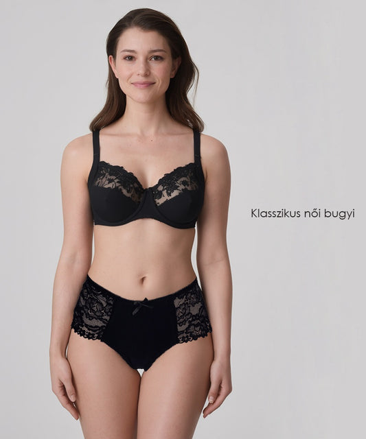 Dollcini ,Magas Derekú Női Bugyi ,Brazil Női Bugyi,Csipkés Női Bugyi -95% pamut + spandex,Többszínű,6 db-os Csomag