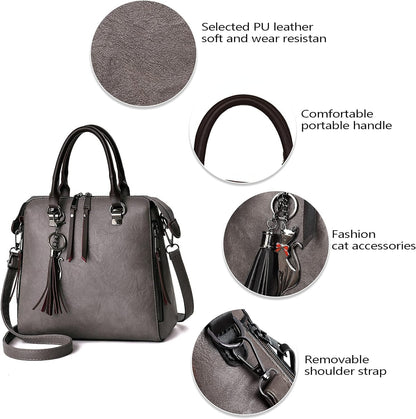 Dollcini 4 Részes Műbőr Táskaszett – Kézitáska és Válltáska