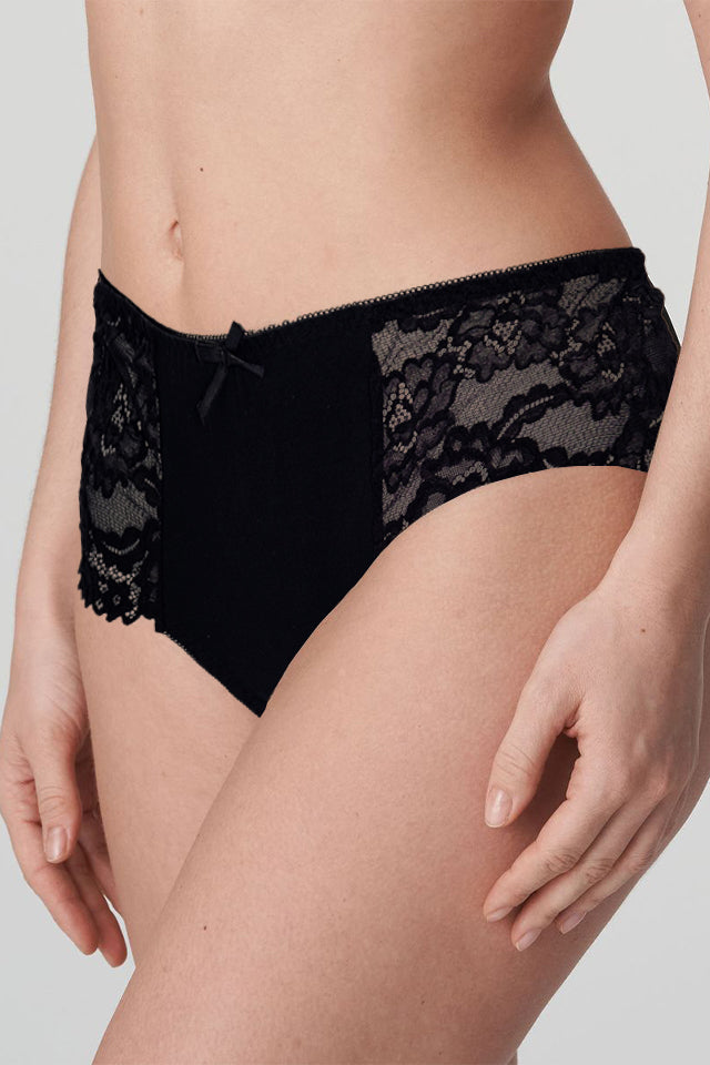 Dollcini ,Magas Derekú Női Bugyi ,Brazil Női Bugyi,Csipkés Női Bugyi -95% pamut + spandex,Többszínű,6 db-os Csomag