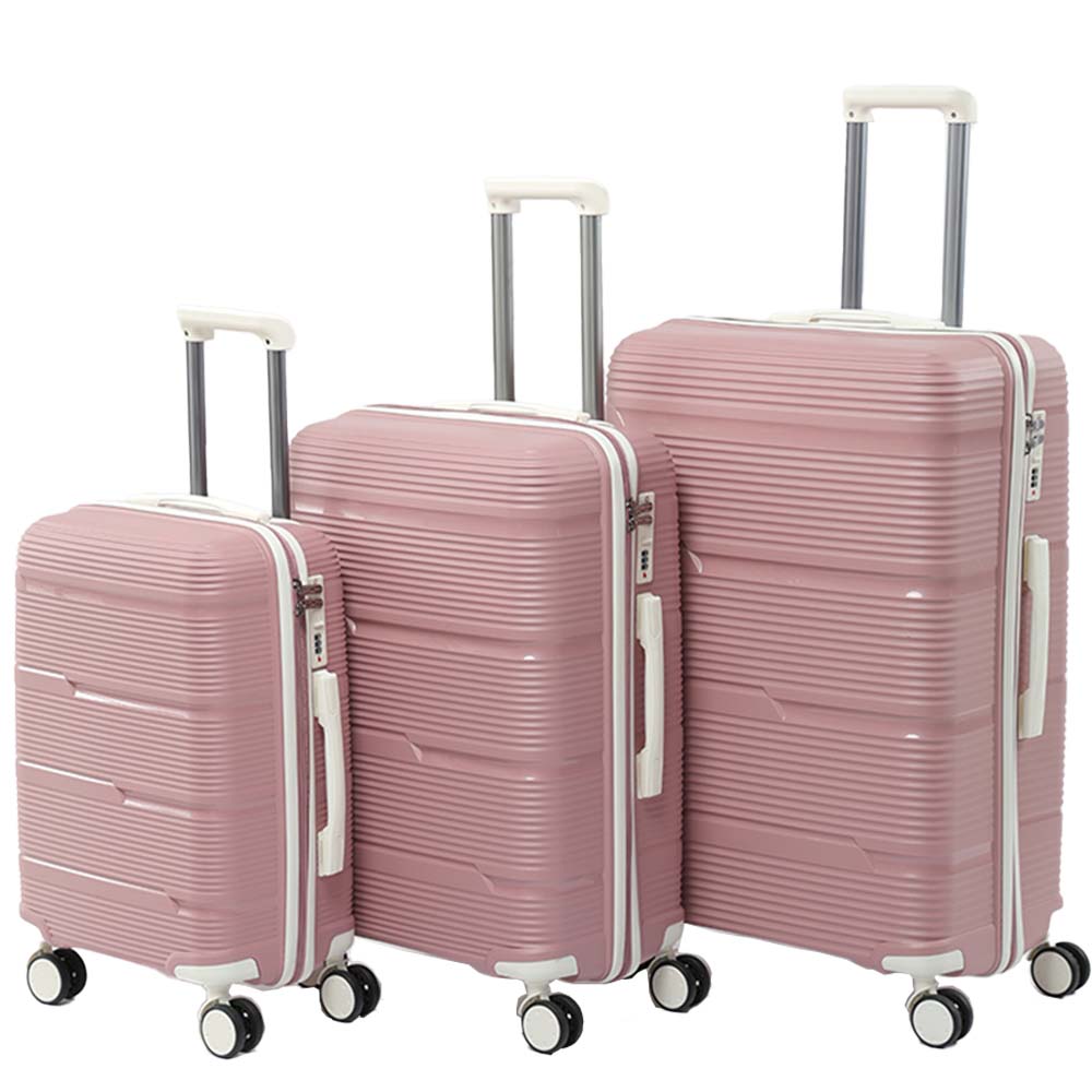 Dollcini Világjáró Bőrönd Szett – Könnyű és Erős Utazóbőröndök