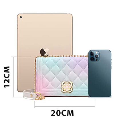 Dollcini Steppelt Női Futártáska – Elegáns, Aranyláncos Válltáska