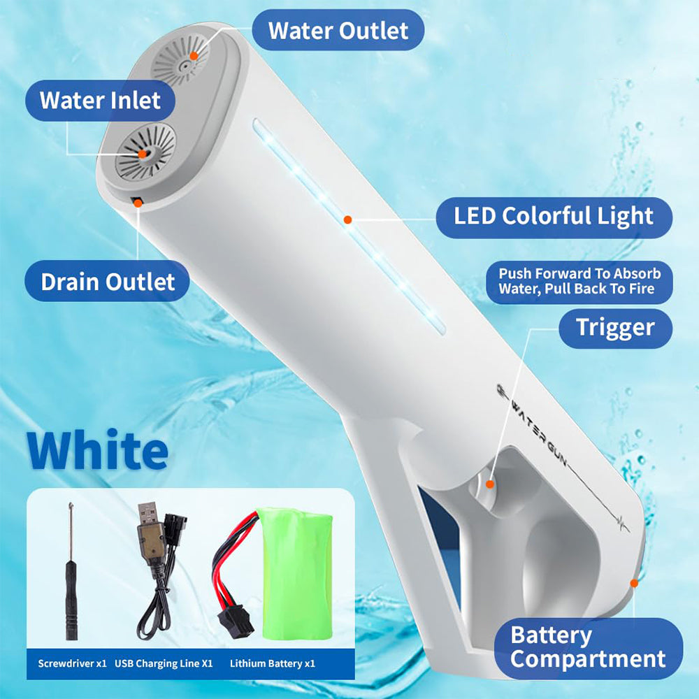 Dollcini Automata Vízpisztoly – Fény- és Hangeffektekkel