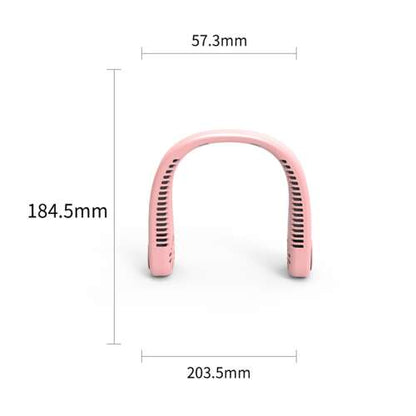 Dollcini Hordozható Nyakventilátor – Csendes és Erőteljes Hűtés, USB