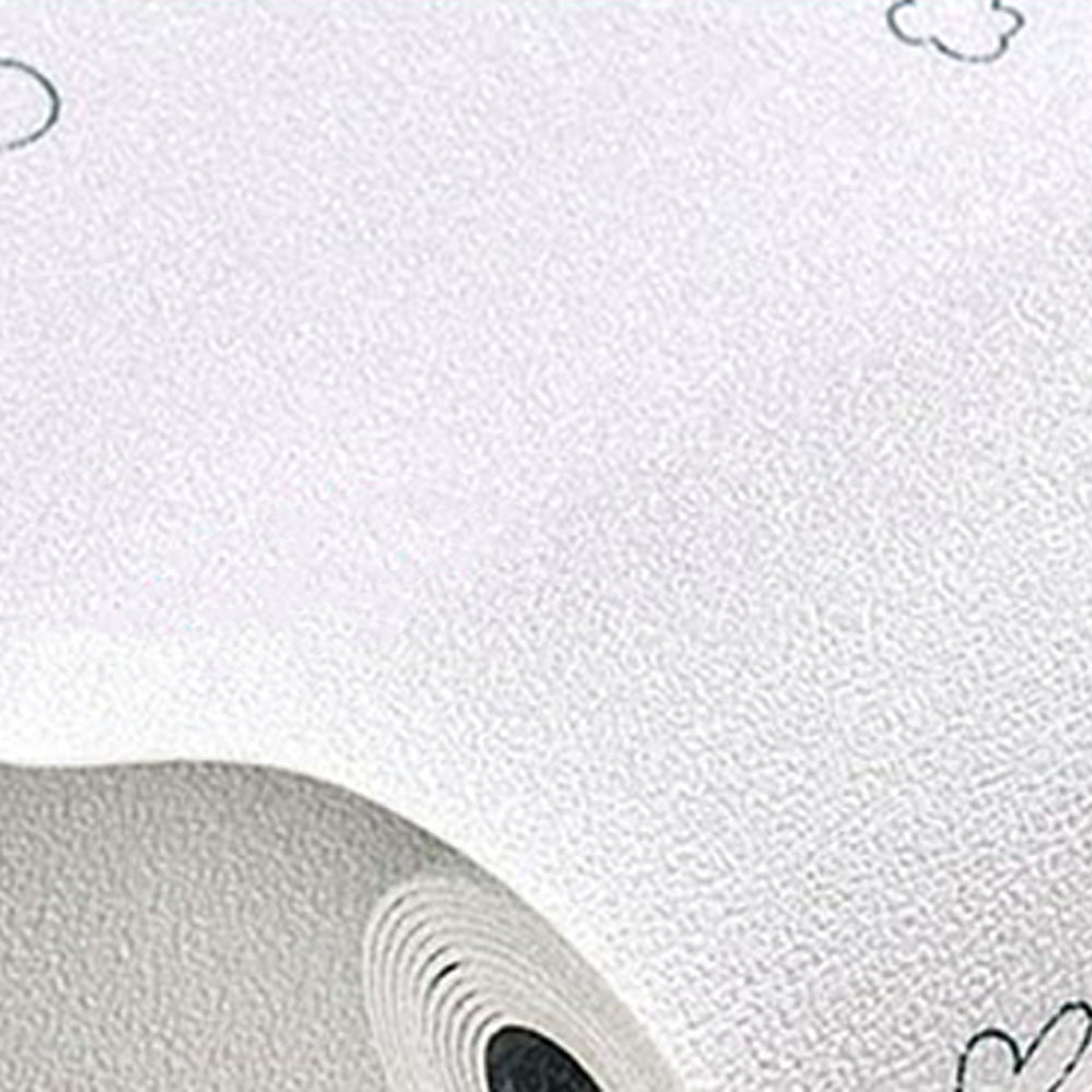 Dollcini Otthon Öntapadó Fóliatapéta – Fehér, Finomszemcsés Mintával