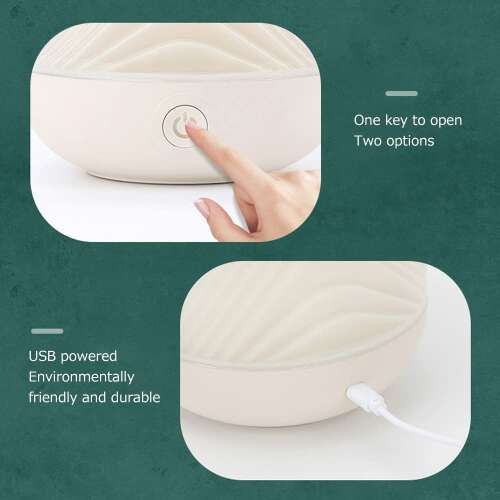 Dollcini Otthon Párásító – Melegfényű Aromaterápiás Illóolaj Diffúzor Dekor