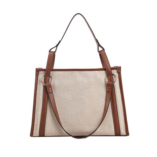 Dollcini Női Vászon Hordtáska – Alkalmi Cipzáras Válltáska Utazáshoz