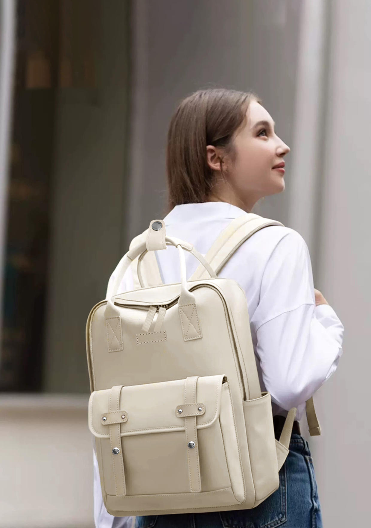 Dollcini, Unisex Üzleti Utazó Hátizsák – 16” Laptophoz, Bővíthető, Vízálló (36–55L)