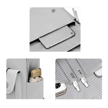 Dollcini, Unisex Üzleti Utazó Hátizsák – 16” Laptophoz, Bővíthető, Vízálló (36–55L)