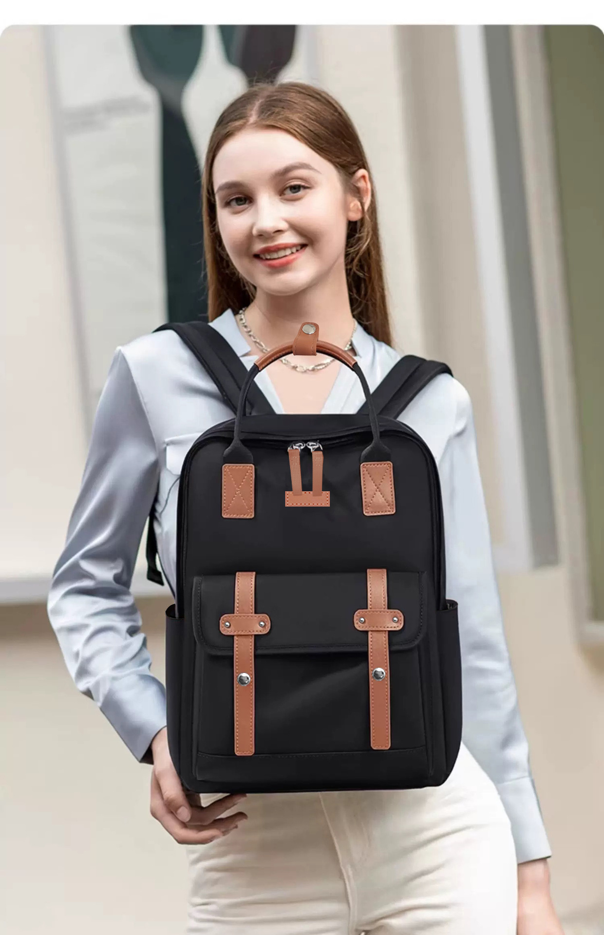 Dollcini, Unisex Üzleti Utazó Hátizsák – 16” Laptophoz, Bővíthető, Vízálló (36–55L)