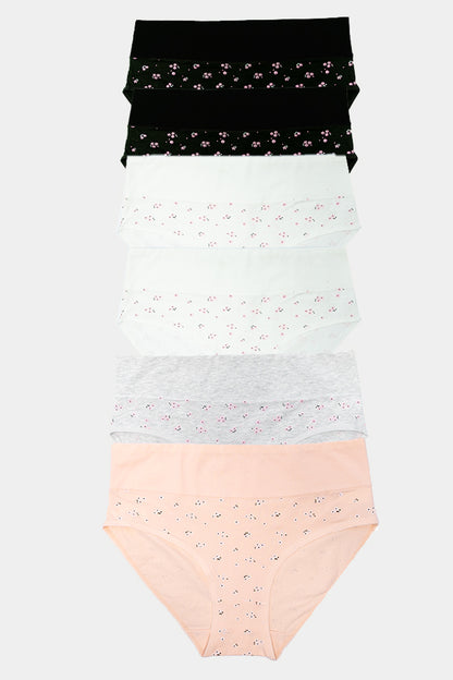 Dollcini ,Magas derekú női bugyi ,95% Pamut + Spandex-Többszínű,2072