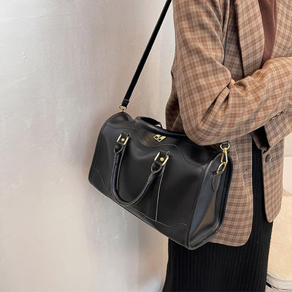 Dollcini Vintage Válltáska – Cipzáras Műbőr Női Kézitáska, Állítható Pánt