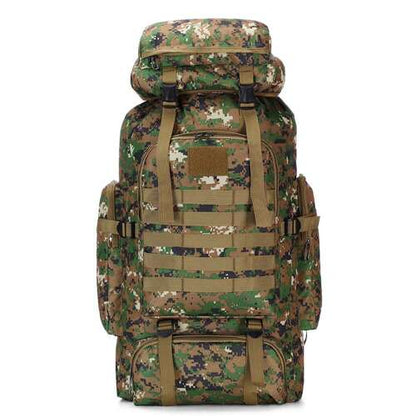 Dollcini Katonai Stílusú Férfi Túrahátizsák – 80L, Vízálló