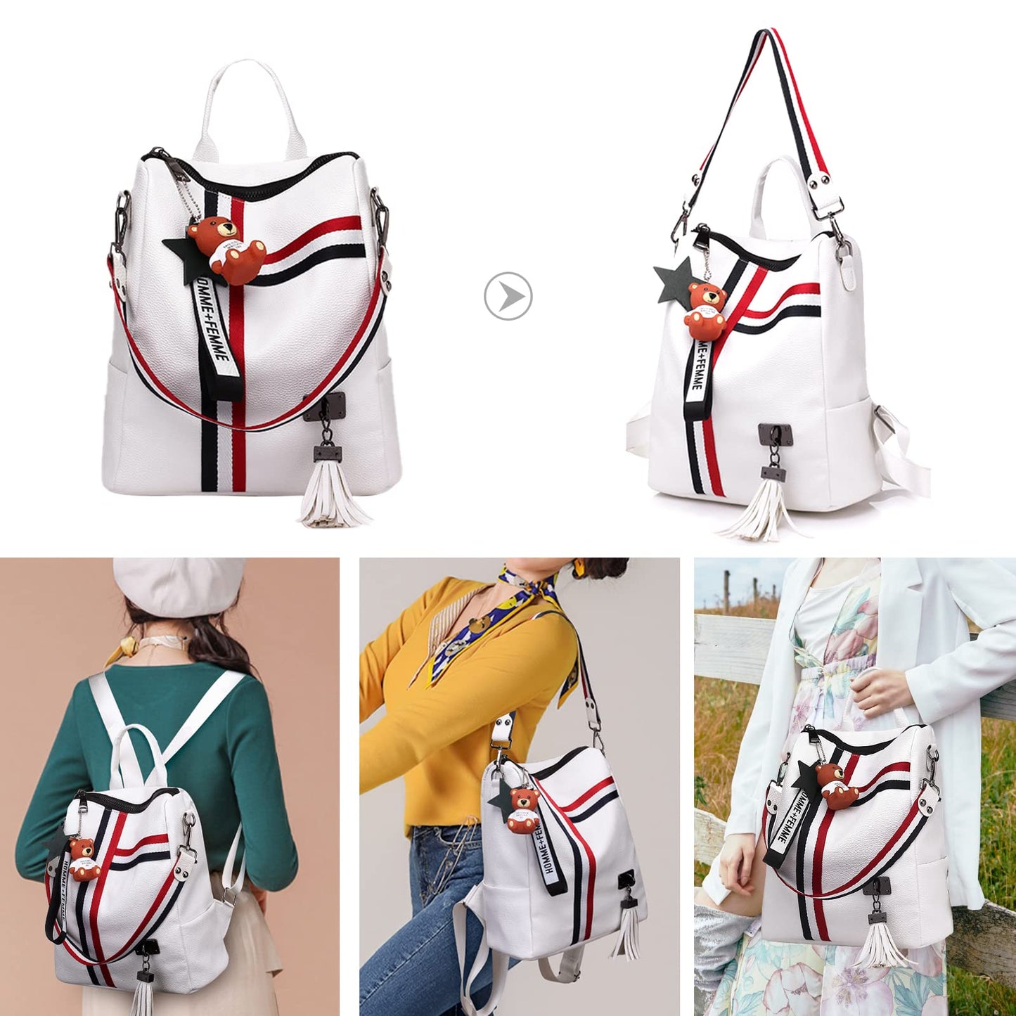 Dollcini Műbőr Hátizsák – Vízálló és Tartós