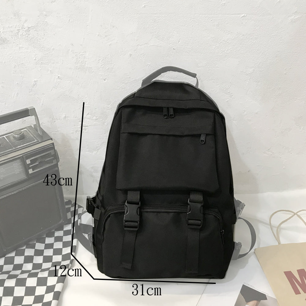 Dollcini Ergonomikus Uniszex Iskolatáska Laptop Rekesszel – Vízálló, Fekete-3 kg-nál többet nem szabad vinni