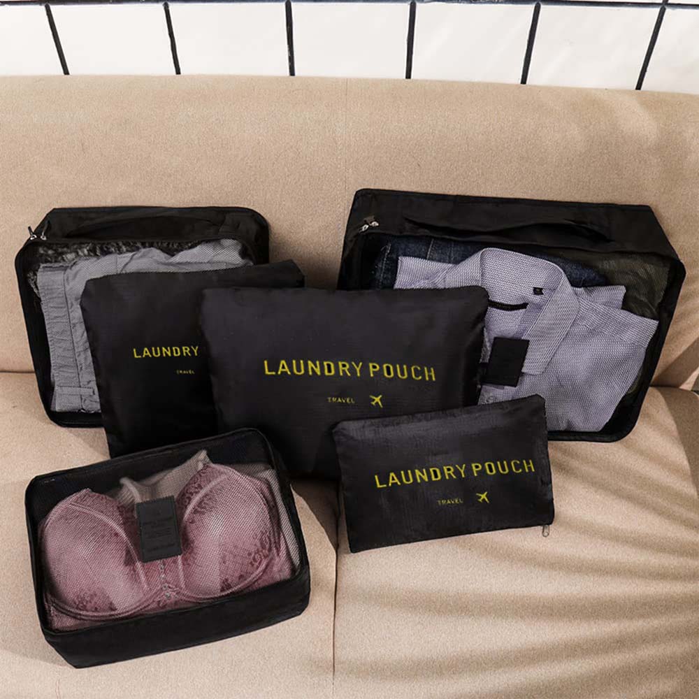 Dollcini 6 Darabos Bőröndrendszerező Szett – Vízálló, Utazáshoz