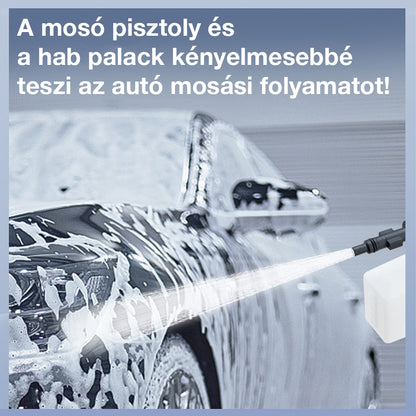 Dollcini Akkus Magasnyomású Mosó Szett – 40 Bar, 400W, Fekete